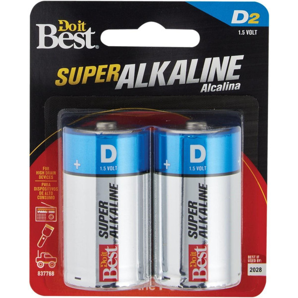 DIB837768 D Alkaline Battery (2-Pack)