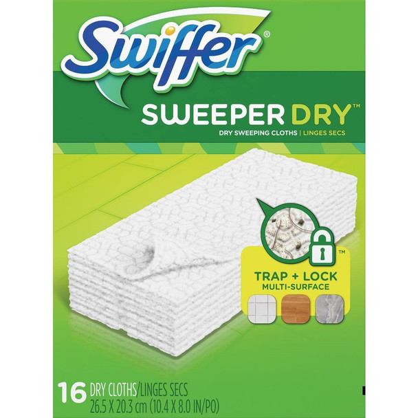 13093 Swiffer Sweeper Dry Cloth Mop Refill (16-Count)