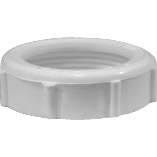 T85150 Jones Stephens 1-1/2 In. White Plastic Slip Joint Nut (100-Pack)