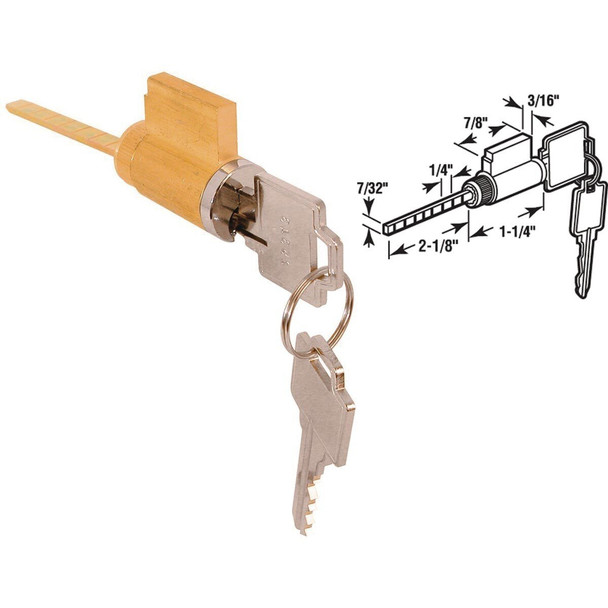 E 2000 Prime-Line Patio Lock Cylinder