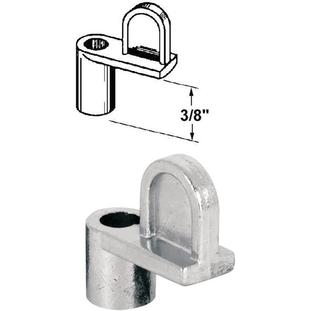 PL7736 Prime-Line 3/8 In. Mill Swivel Die-cast Screen Clips With Screws (12 Count)