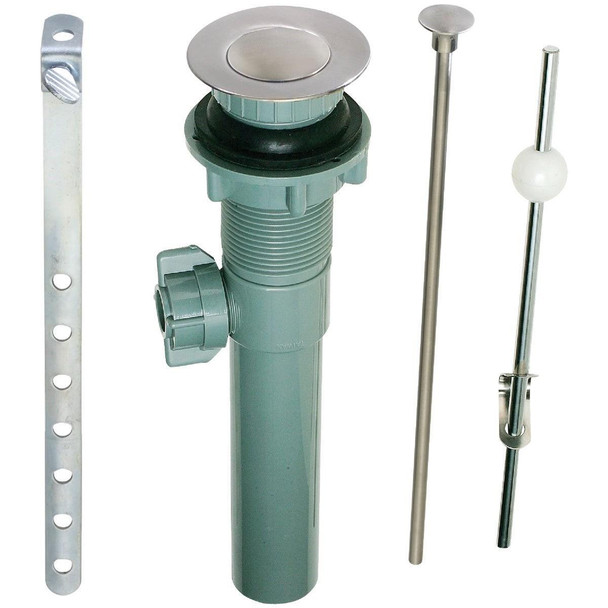 PP820-70DSBN 1-1/4 In. Brushed Nickel/Plastic Pop-Up Assembly