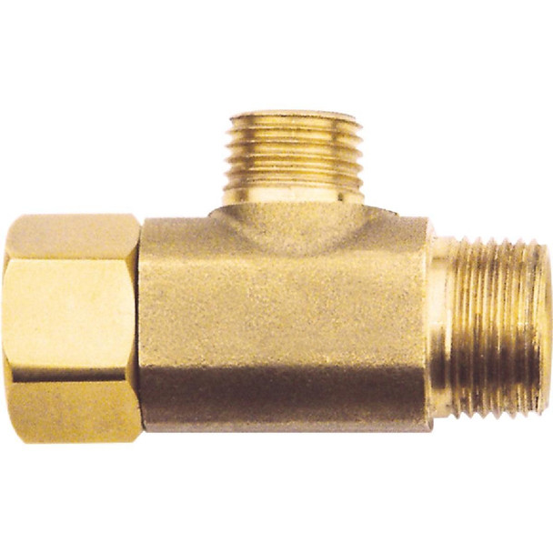 456287 1/2 In. FIP x 1/2 In. MIP x 3/8 In. OD Brass Extender Tee