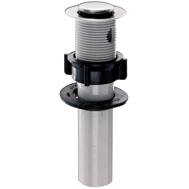 436228 1-1/4 In. Plastic Bathroom Sink Drain with Overflow