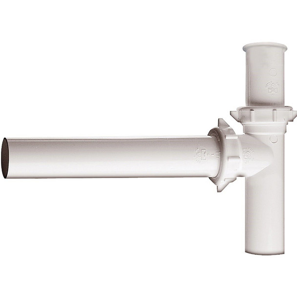 334W 1-1/2 In. White Plastic End Outlet Waste