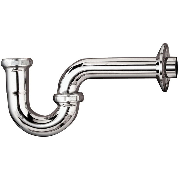 300CK 1-1/4 In. x 1-1/4 In. Chrome-Plated 22 Gauge Brass P-Trap