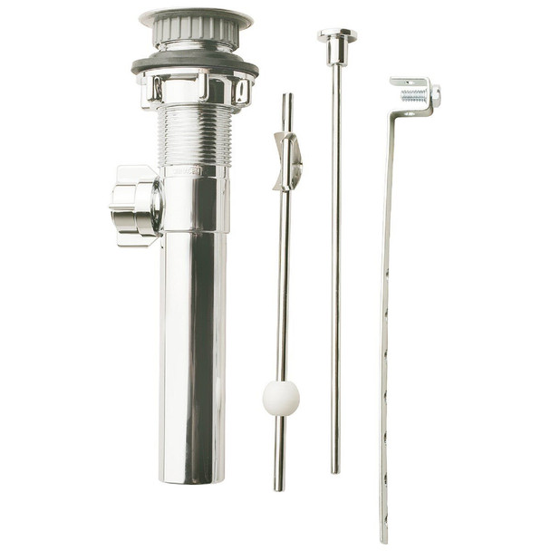 418738 1-1/4 In. Chrome-Plated Plastic Pop-Up Assembly