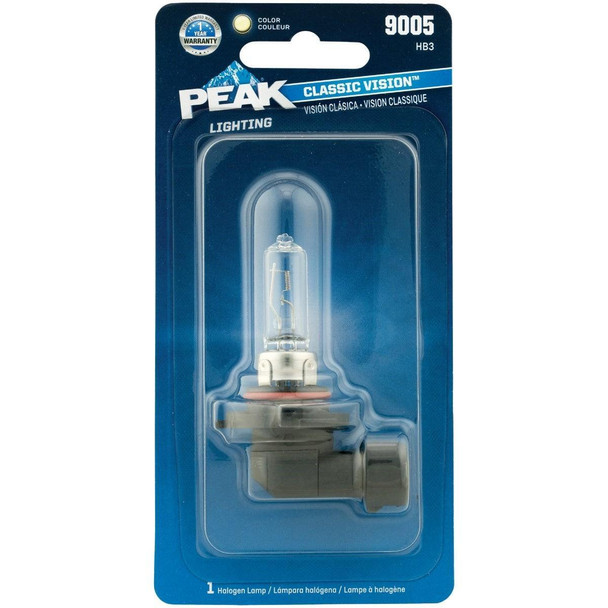 9005-BPP PEAK Classic Vision 9005 HB3 12.8V Halogen Automotive Bulb