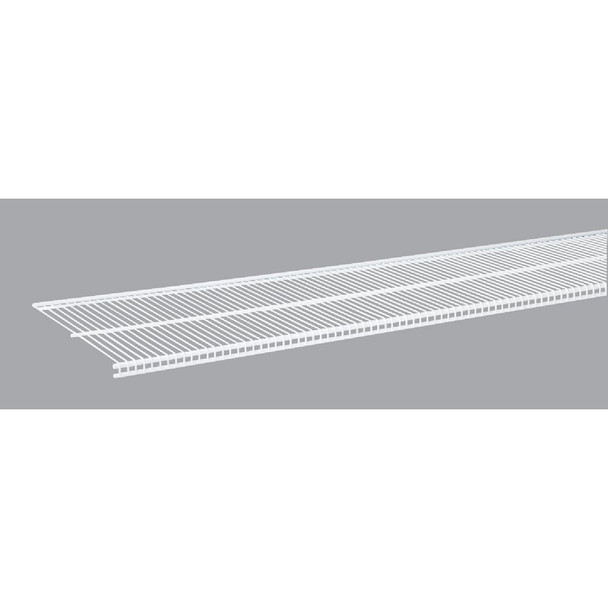 1813124811 Organized Living FreedomRail 4 Ft. W. x 12 in. D Profile Ventilated Closet Shelf, White