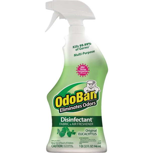 910061-Q6 OdoBan 32 Oz. Eucalyptus Washable Surface Sanitizer & Deodorizer
