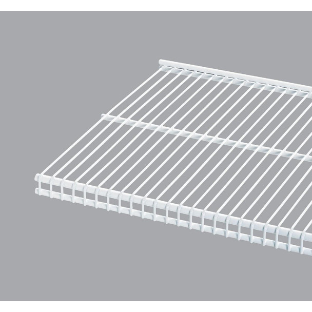1813122411 Organized Living FreedomRail 2 Ft. W. x 12 in. D Profile Ventilated Closet Shelf, White