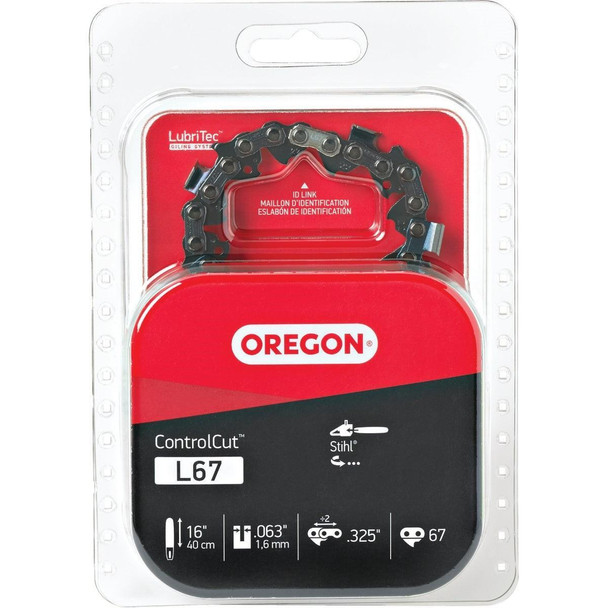 L67 Oregon ControlCut L67 16 In. Chainsaw Chain