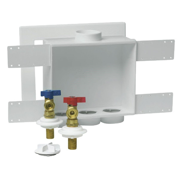 38529 Oatey Copper Sweat Connection Washing Machine Outlet Box