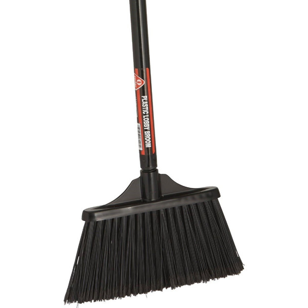 6208 O-Cedar MaxiClean 10 In. W. x 37 In. L. Metal Handle Angle Lobby Household Broom