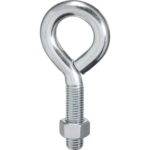 N347716 National 3/4 In. x 6 In. Zinc Eye Bolt with Hex Nut