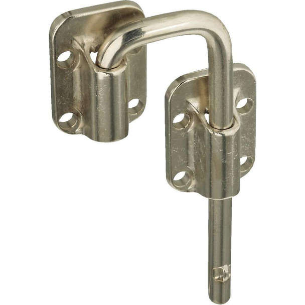 N238972 National Door 1-1/2 In. Nickel Slide Bolt