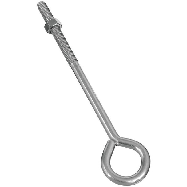 N221671 National 3/8 In. x 8 In. Stainless Steel Eye Bolt