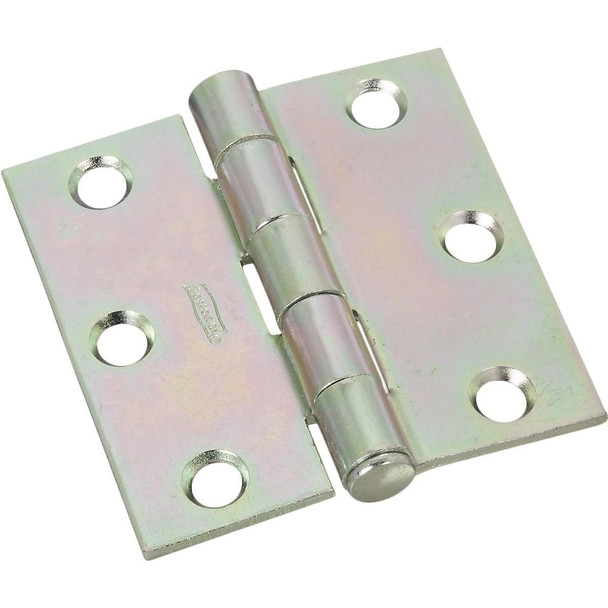 N195644 National 2-1/2 In. Zinc Removable Pin Broad Hinge