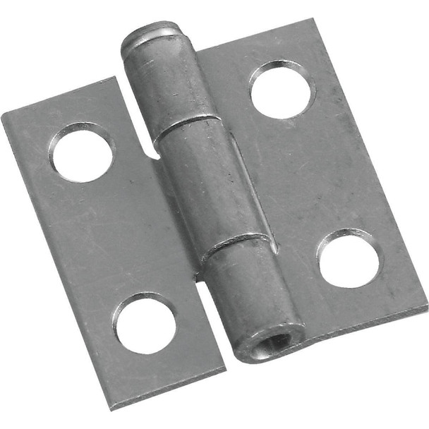 N141606 National 1 In. Zinc Loose-Pin Narrow Hinge (2-Pack)
