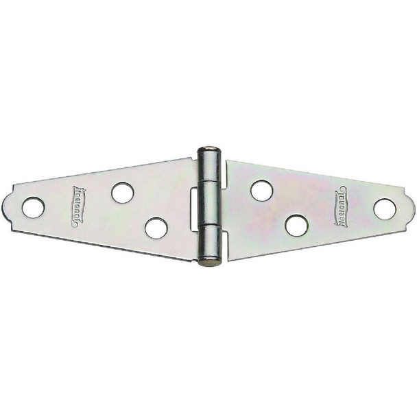 N127365 National 2 In. Zinc Light Strap Hinge (2-Pack)