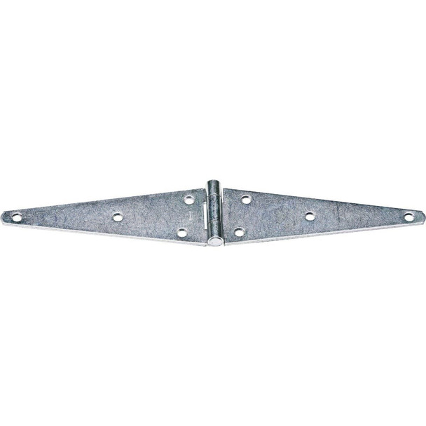N127878 National 3.68 In. x 10 In. Zinc Heavy-Duty Strap Hinge