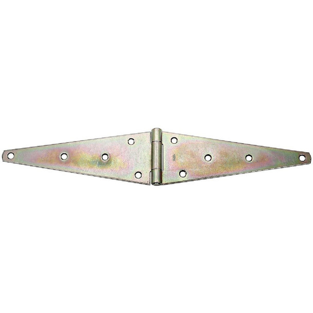 N127910 National 4.60 In. x 12 In. Zinc Heavy-Duty Strap Hinge
