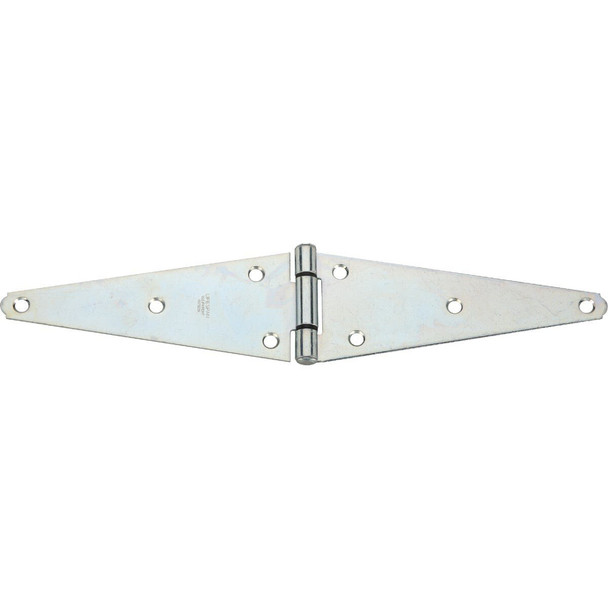 N128157 National 3-1/8 In. x 8 In. Zinc Heavy-Duty Strap Hinge