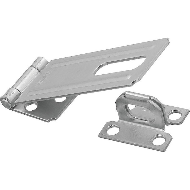 N102384 National 4-1/2 In. Zinc Non-Swivel Safety Hasp
