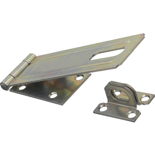 N102459 National 6 In. Zinc Non-Swivel Safety Hasp