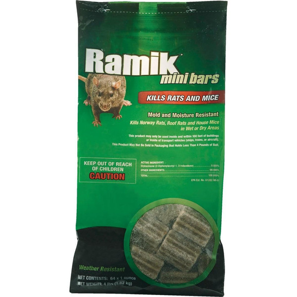 116331 Ramik Bar Rat And Mouse Poison, 4 Lb.