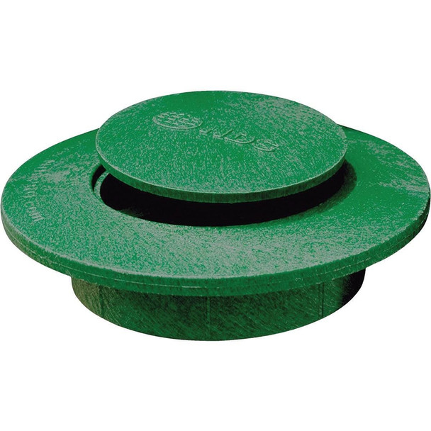 420C NDS 3 In. or 4 In. Green Plastic Replacement Emitter Lid