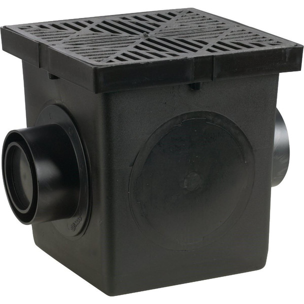 900BKITRTL NDS 9 In. x 9 In. Black Square Catch Basin