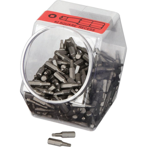 84051 Best Way Tools Square Recess #2 x 1 In. Screwdriver Bit Display