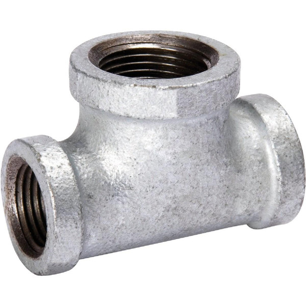 510-334HN Southland 1/2 In. x 1/2 In. x 3/4 In. Malleable Iron Reducing Galvanized Tee