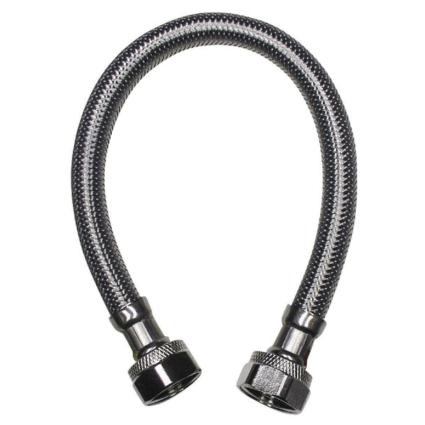 496-015 B&K 1/2 In. F X 1/2 In. F X 30 In. L Stainless Steel Faucet Connector