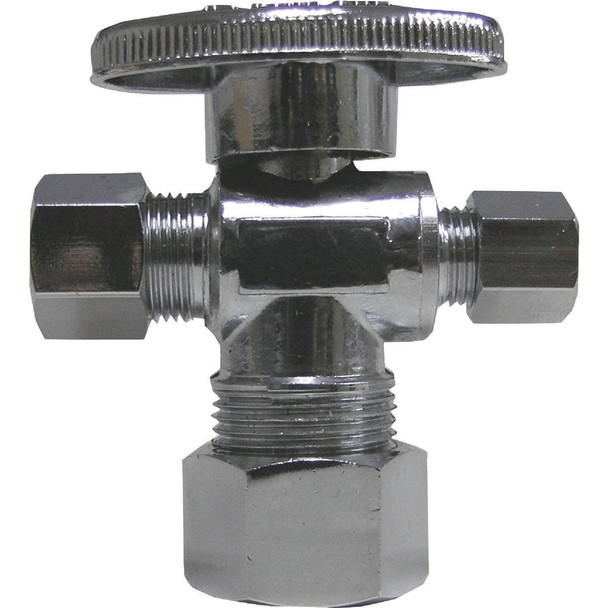 194-322HC ProLine 5/8 In. OD x 3/8 In. OD x 3/8 In. OD Brass Cross Valve