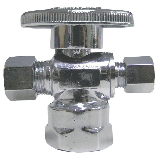 195-321HC ProLine 1/2 In. FIP x 3/8 In. C x 1/4 In. C Brass Cross Valve