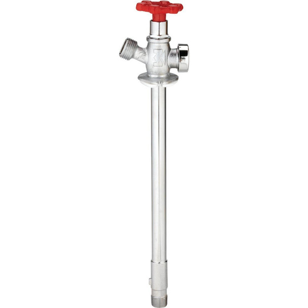 104-517 ProLine 1/2 In. SWT x 1/2 In. MIP x 10 In. Anti-Siphon Frost Free Wall Hydrant