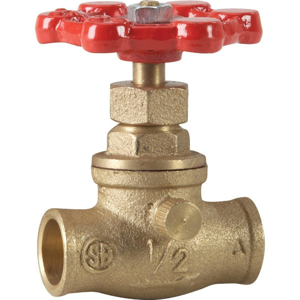 105-604NL ProLine 3/4 In. SW Low Lead Cast Brass Stop Valve