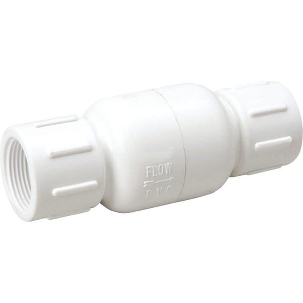 101-106 ProLine 1-1/4 In. PVC Schedule 40 Spring Loaded Check Valve