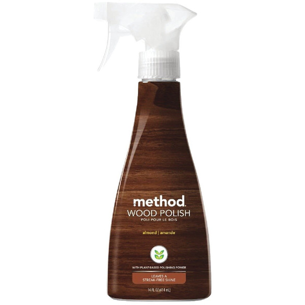 1918 Method Wood For Good 14 Oz. Almond Polish & Wood Cleaner