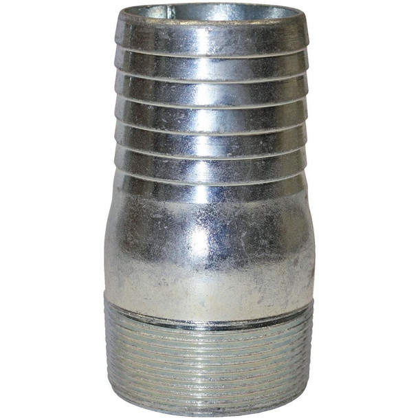 SMA150 Merrill 1-1/2 In. Insert x 1-1/2 In. MIP Threaded Galvanized Adapter