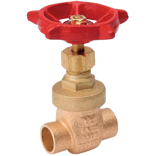 100-703NL ProLine 1/2 In. S x 1/2 In. S Bronze Solder Gate Valve