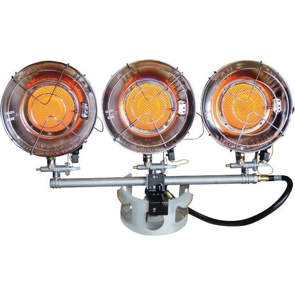 F242915 MR. HEATER 45,000 BTU Radiant Triple Tank Top Propane Heater