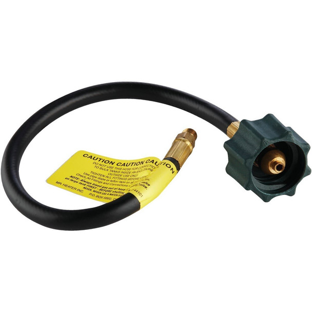 F271158-18 MR. HEATER 18 In. x 1/4 In. Inverted Male Flare x 3/8 In. Acme Nut LP Hose Assembly