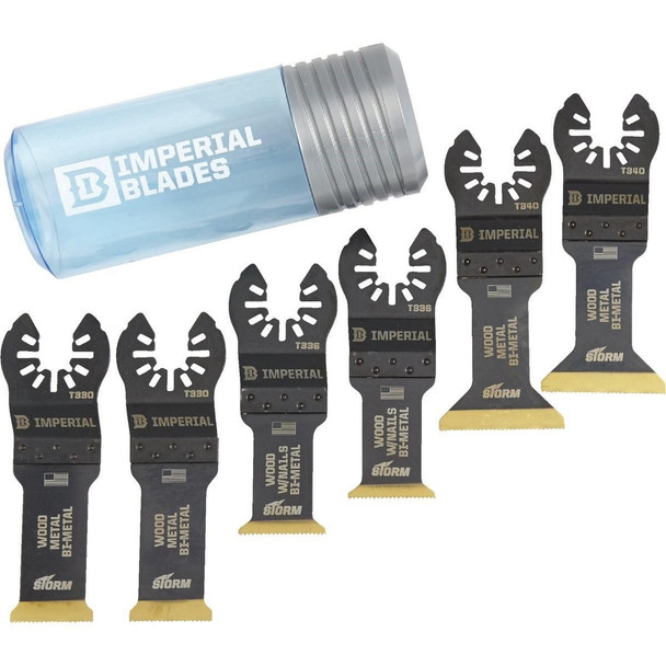 IBOATV-6 Imperial Blades ONE FIT STORM Oscillating Blade Assortment (6-Piece)