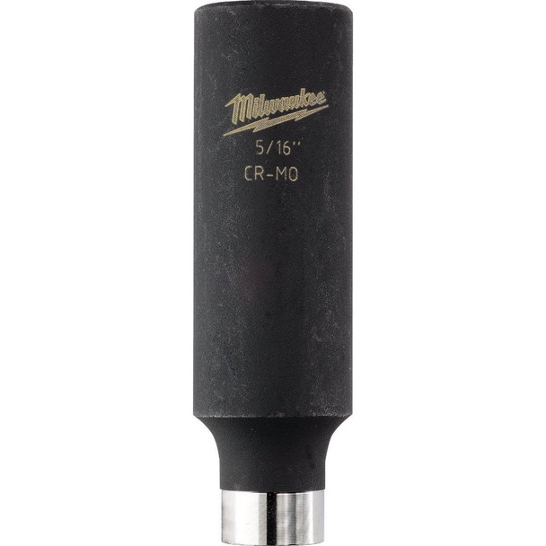 49-66-6117 Milwaukee SHOCKWAVE 3/8 In. Drive 5/16 In. 6-Point Deep Standard Impact Socket