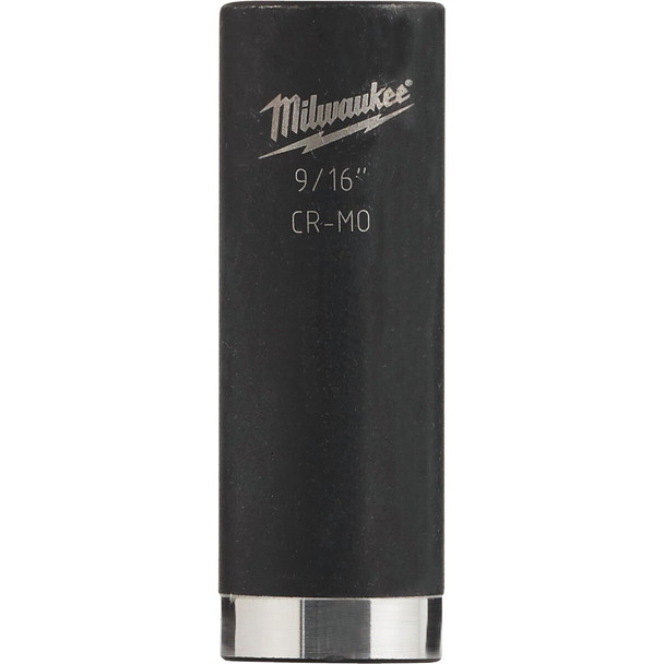 49-66-6122 Milwaukee SHOCKWAVE 3/8 In. Drive 9/16 In. 6-Point Deep Standard Impact Socket
