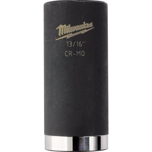 49-66-6126 Milwaukee SHOCKWAVE 3/8 In. Drive 13/16 In. 6-Point Deep Standard Impact Socket