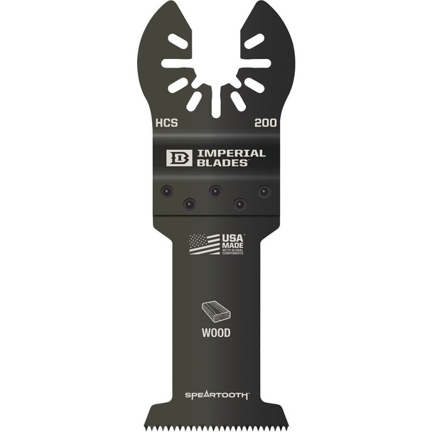 IBOA200-1 Imperial Blades ONE FIT 1-3/8 In. 12 TPI Speartooth Wood Oscillating Blade